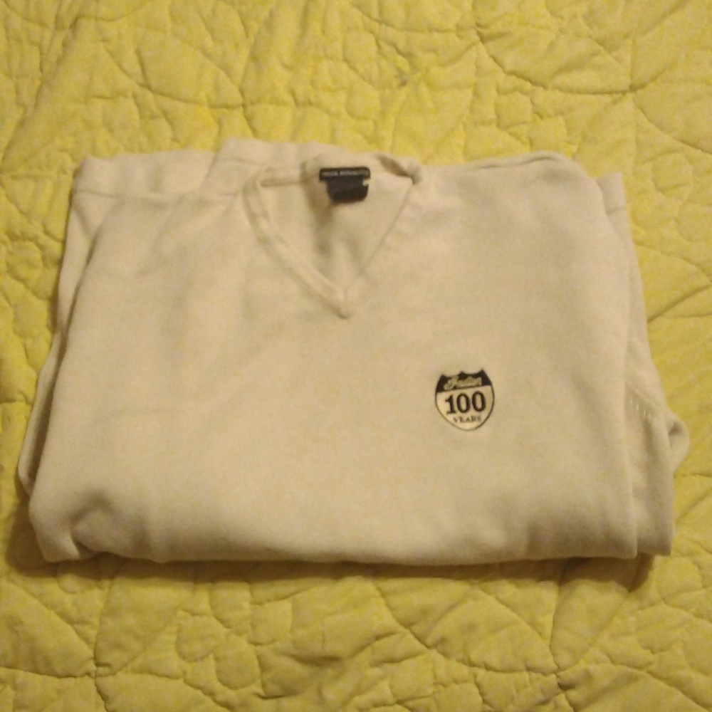 100 year anniversary Indian motorcycle can long sleeve sweater